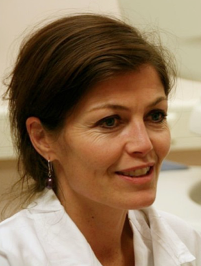 A close-up of Mette-Elise Estensen