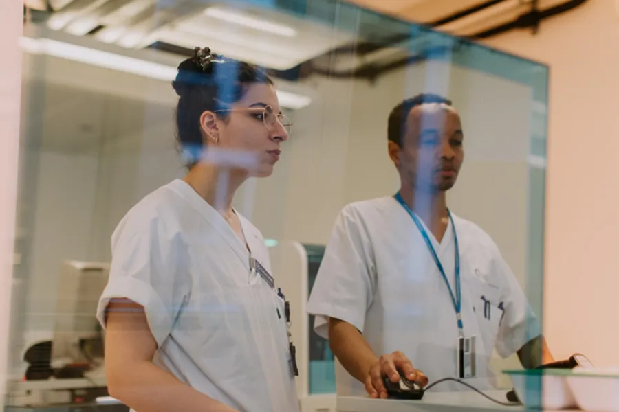 En lege og en pasient