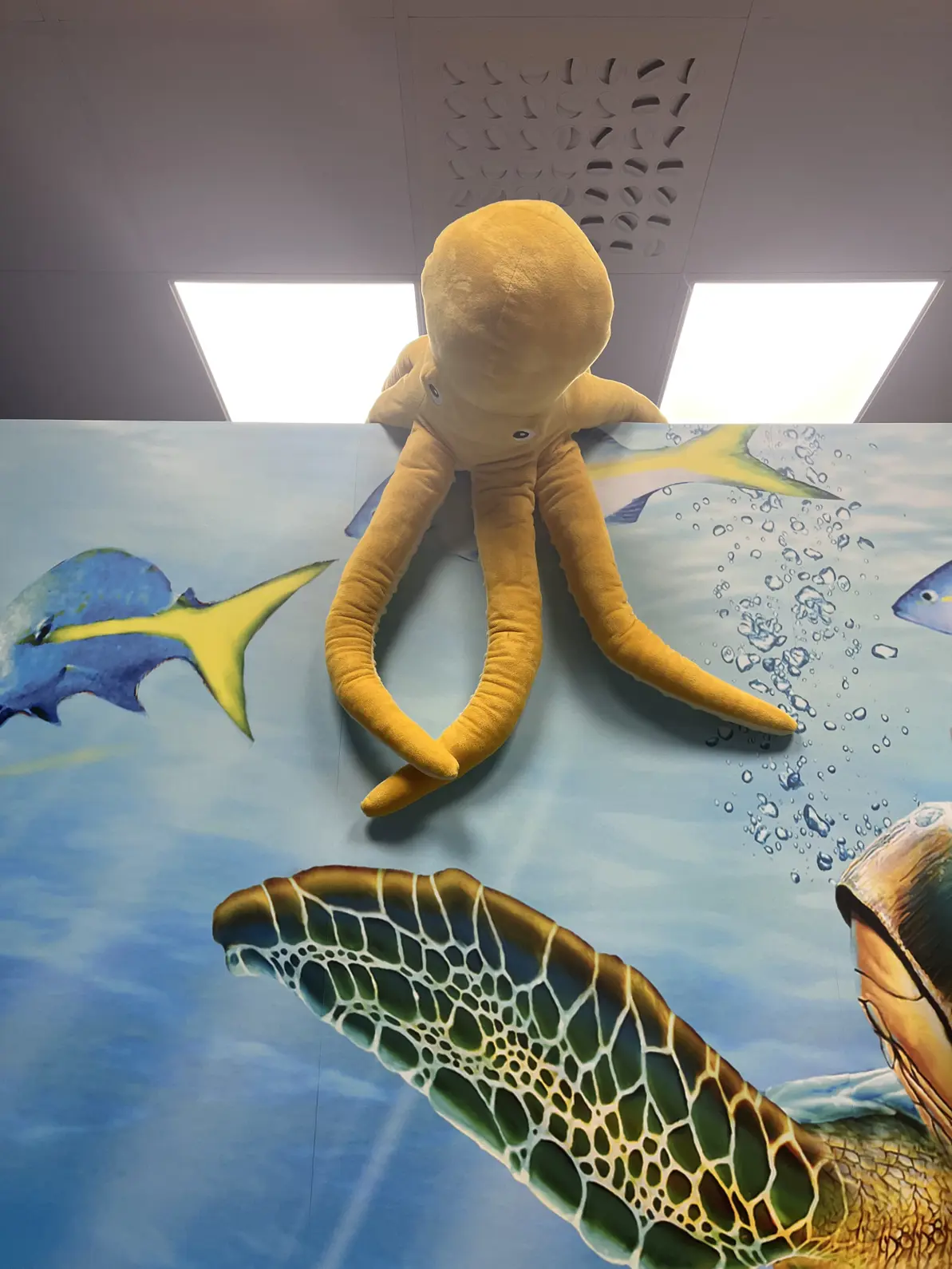 En blekksprut-bamse.