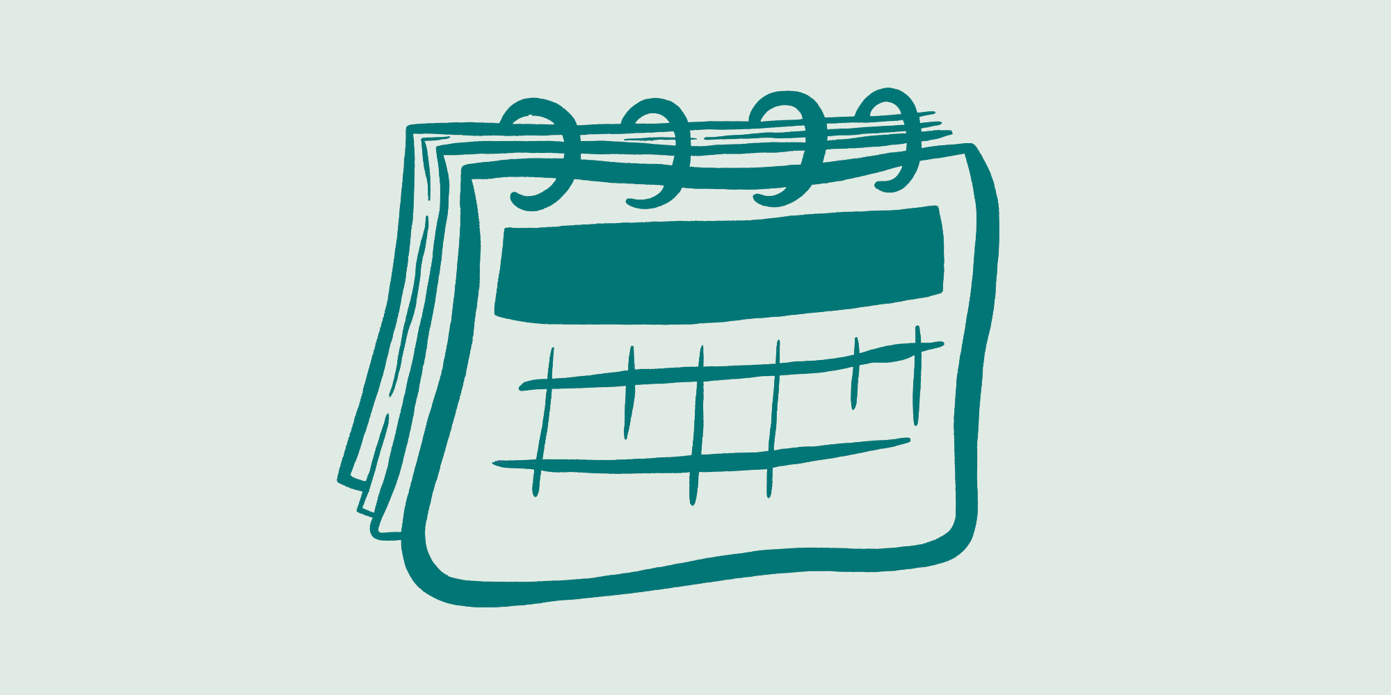 Illustrasjon av en kalender