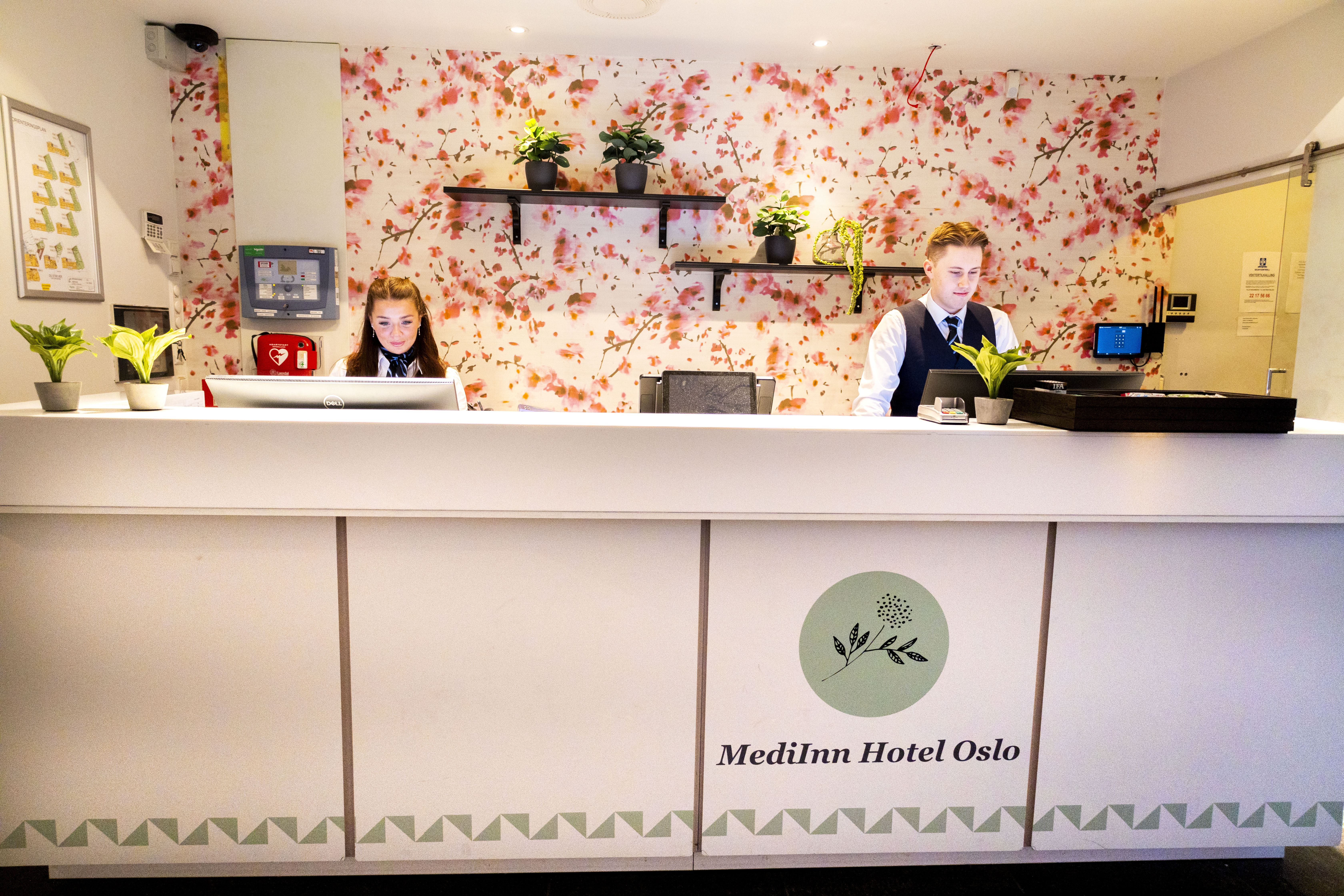 MediInn Hotell resepsjon