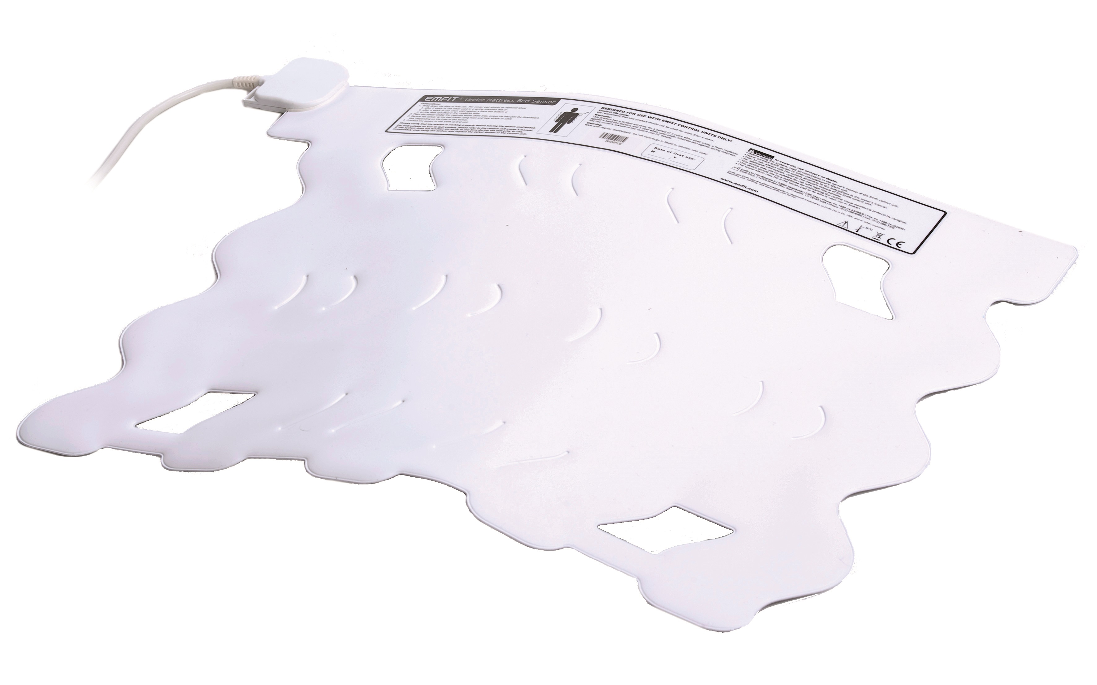 sensormatte - hvit matte