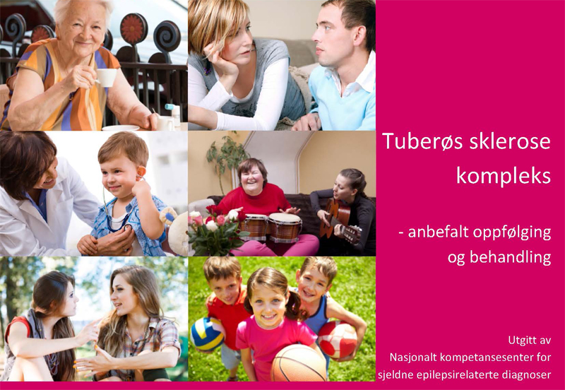Utsnitt av forsiden på veilederen for tuberøs sklerose.