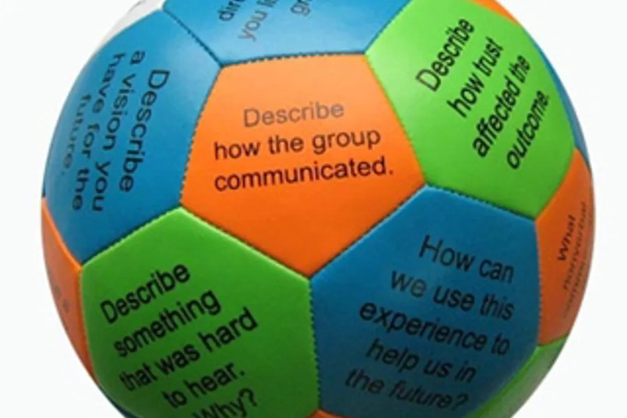 Rund ball i ulike farger