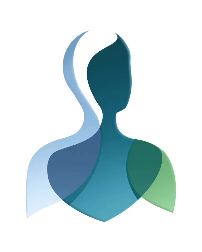 Logo som illustrerer skissen av et menneske