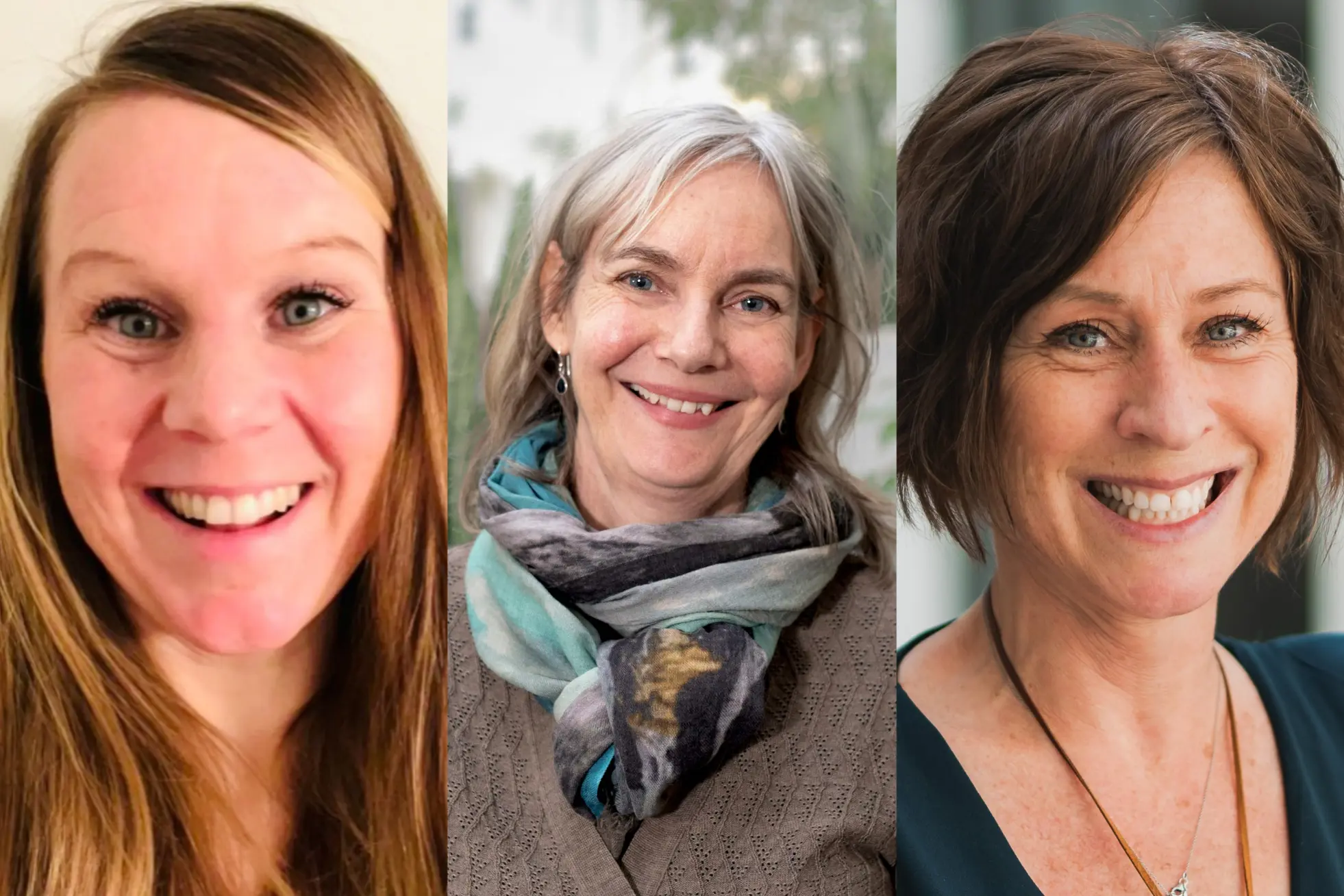 En gruppe kvinner som smiler