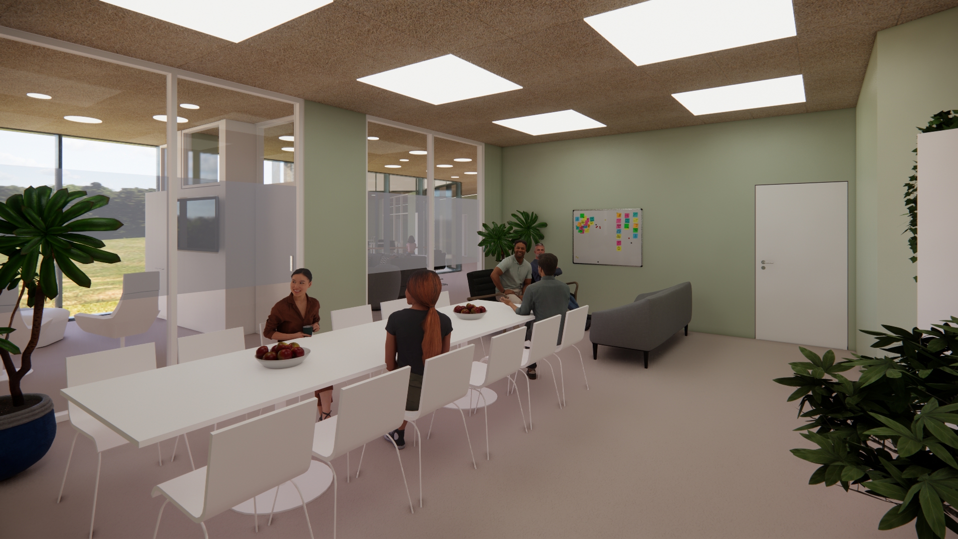 En gruppe mennesker som sitter rundt et bord