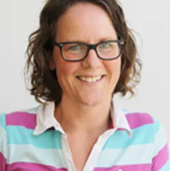 A person wearing glasses