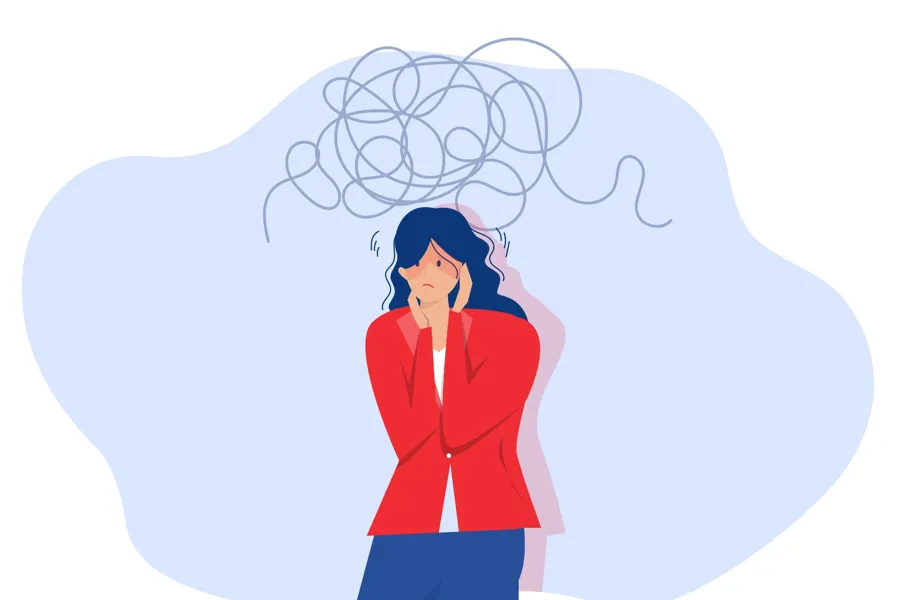 En person som holder en telefon mot øret