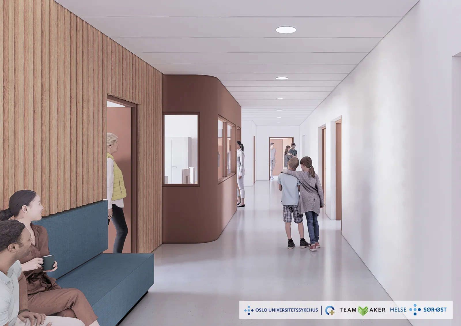 På innsiden av PHA Midt på Aker sykehus