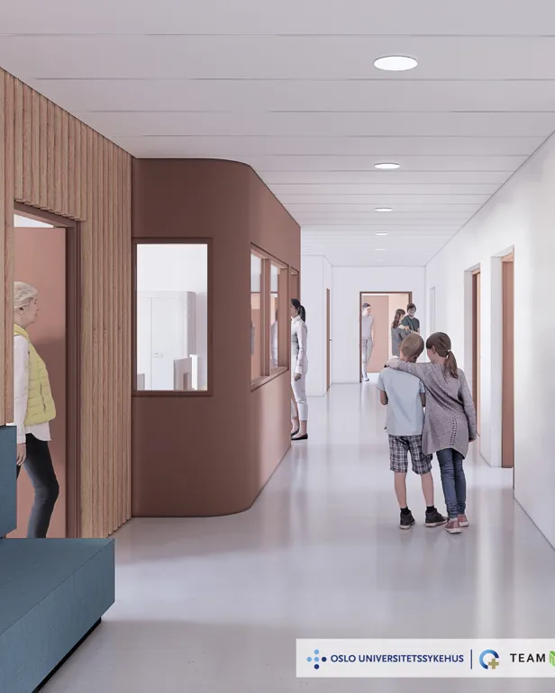 På innsiden av PHA Midt på Aker sykehus