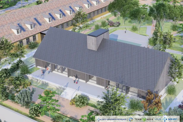 Bygg B1 i PHA Midt på Aker sykehus