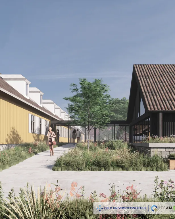 PHA midt fra sør på Aker sykehus