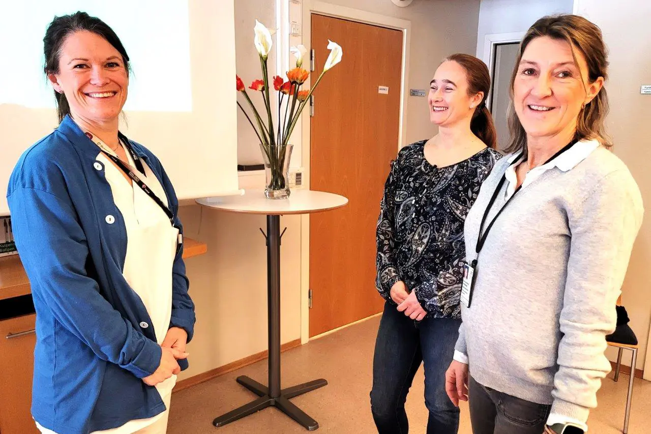 Natvig, Hauge og Kjendbakke under kurset