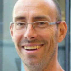 A man wearing glasses