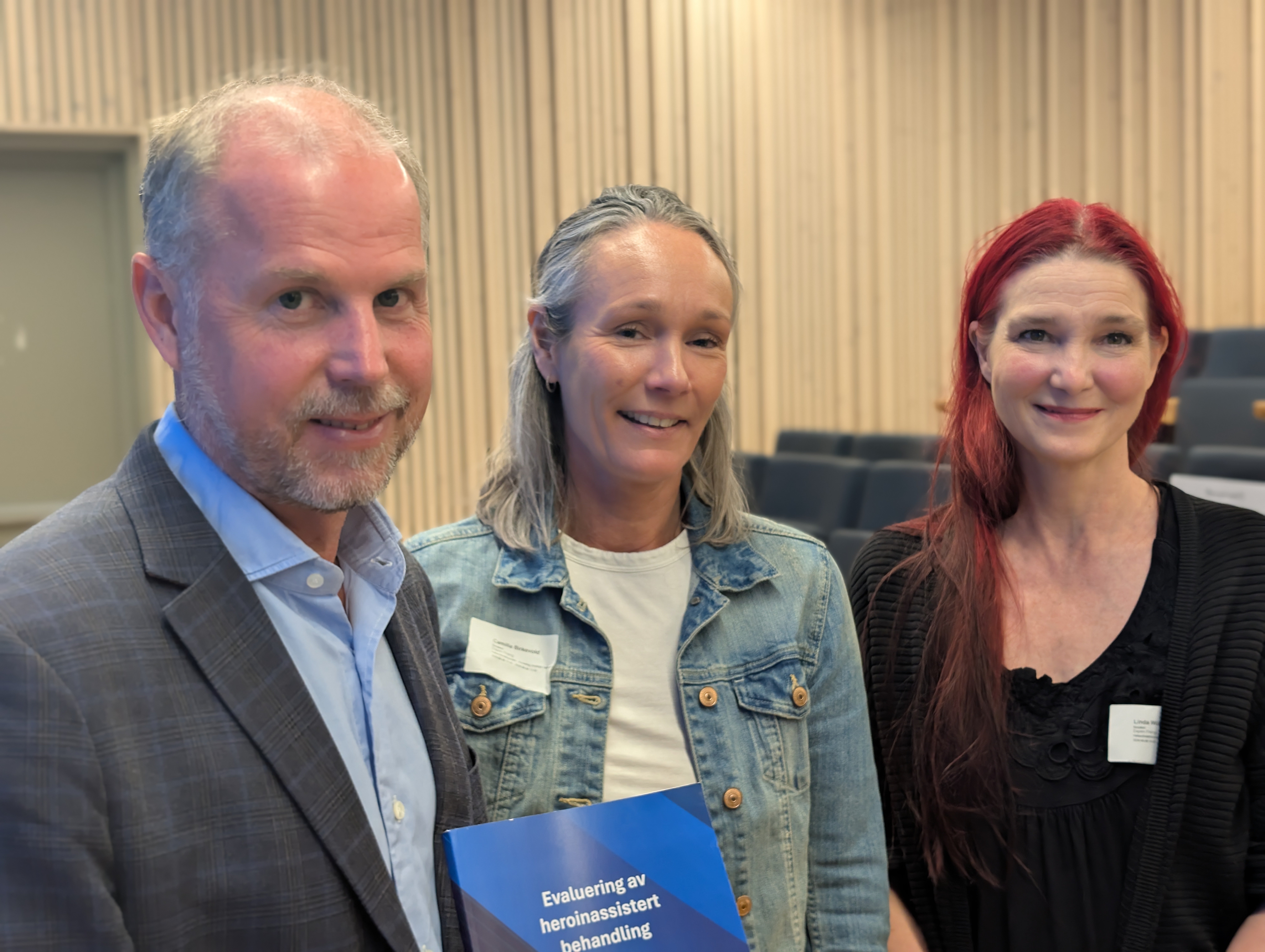 Bilde av Thomas Clausen, Camilla Birkevold og Linda Wüsthoff.