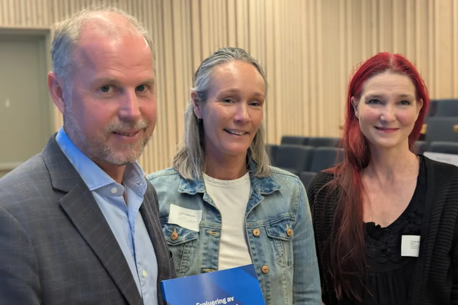 Bilde av Thomas Clausen, Camilla Birkevold og Linda Wüsthoff.