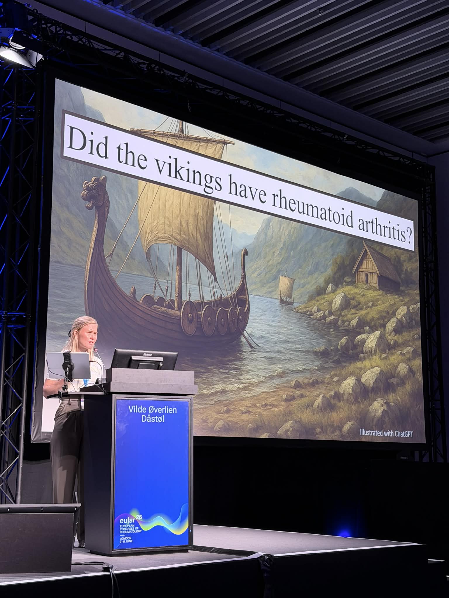 Vilde Dåstøl presenterer sitt bidrag