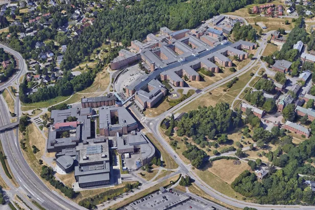 Skisse av Rikshospitalet i 2023