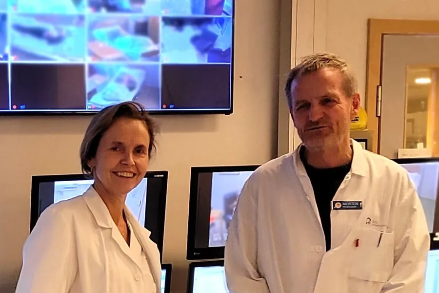 Marit Bjørnvold og Morten Lossius