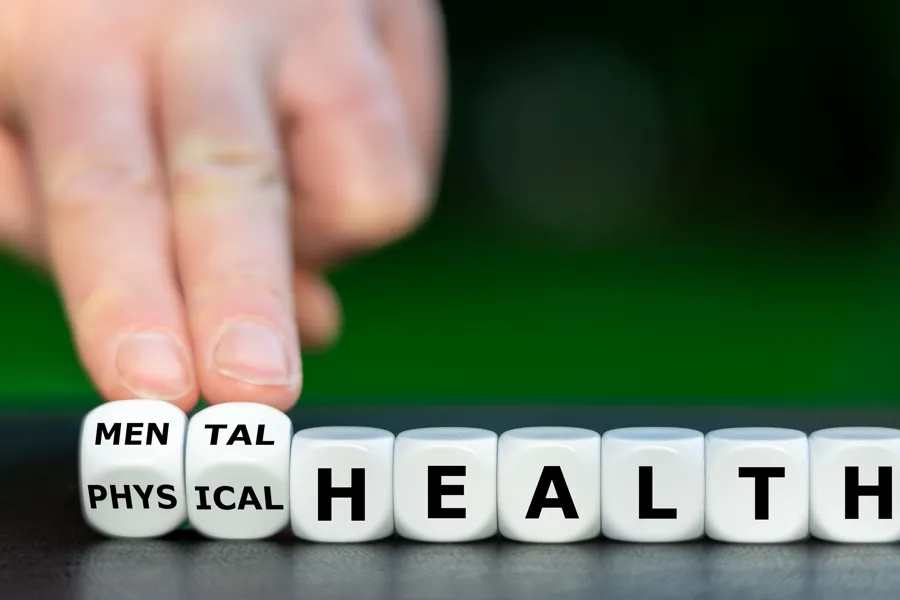 Symbol for balansen mellom fysisk og mental helse