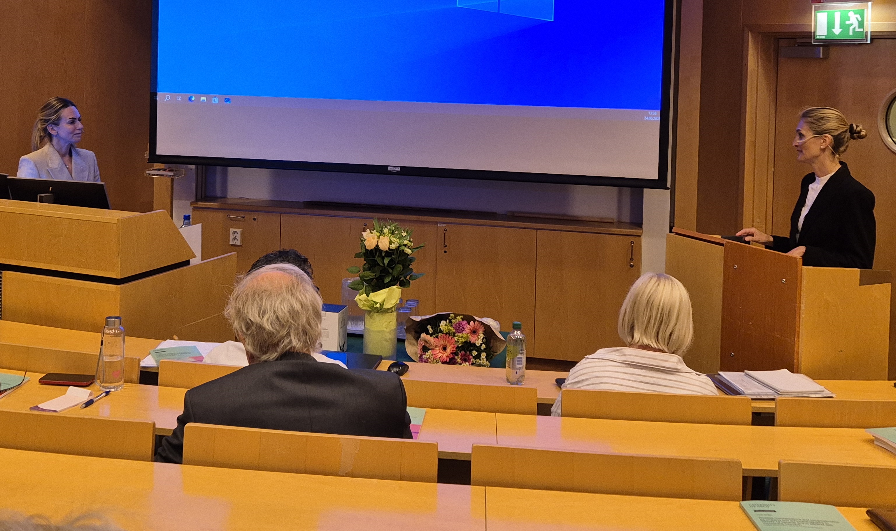 A man giving a presentation