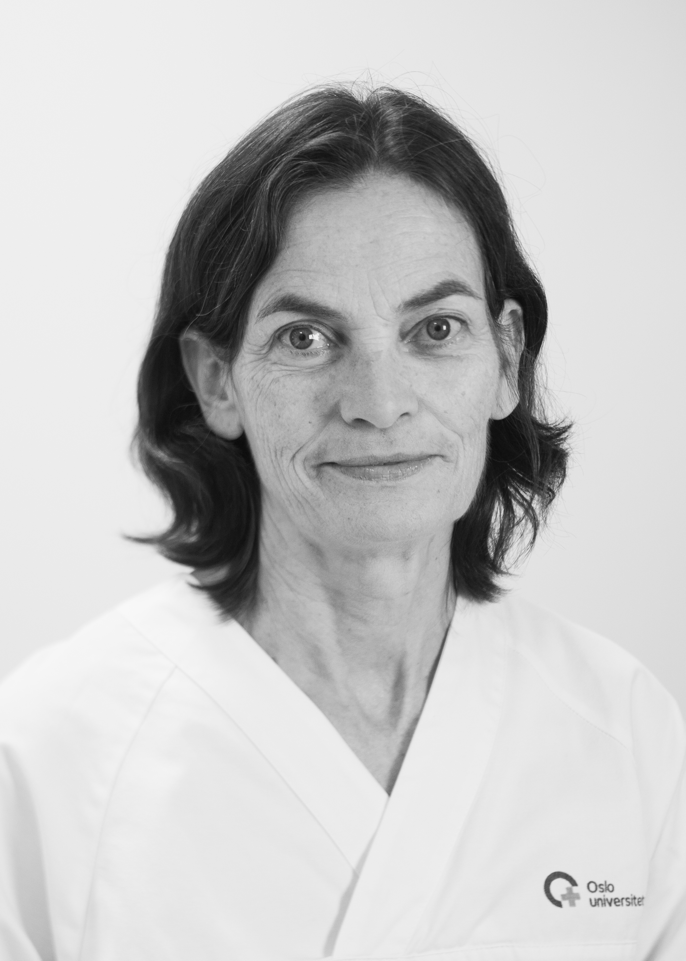 En person med langt hår