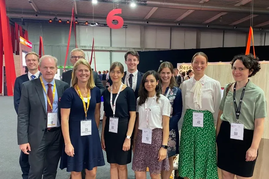 A group of people posing for a photo