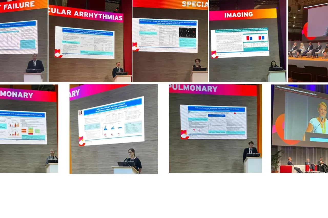 A collage of a person sitting in a chair