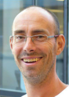 A man wearing glasses