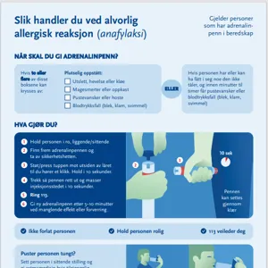 Anafylaksiplakat