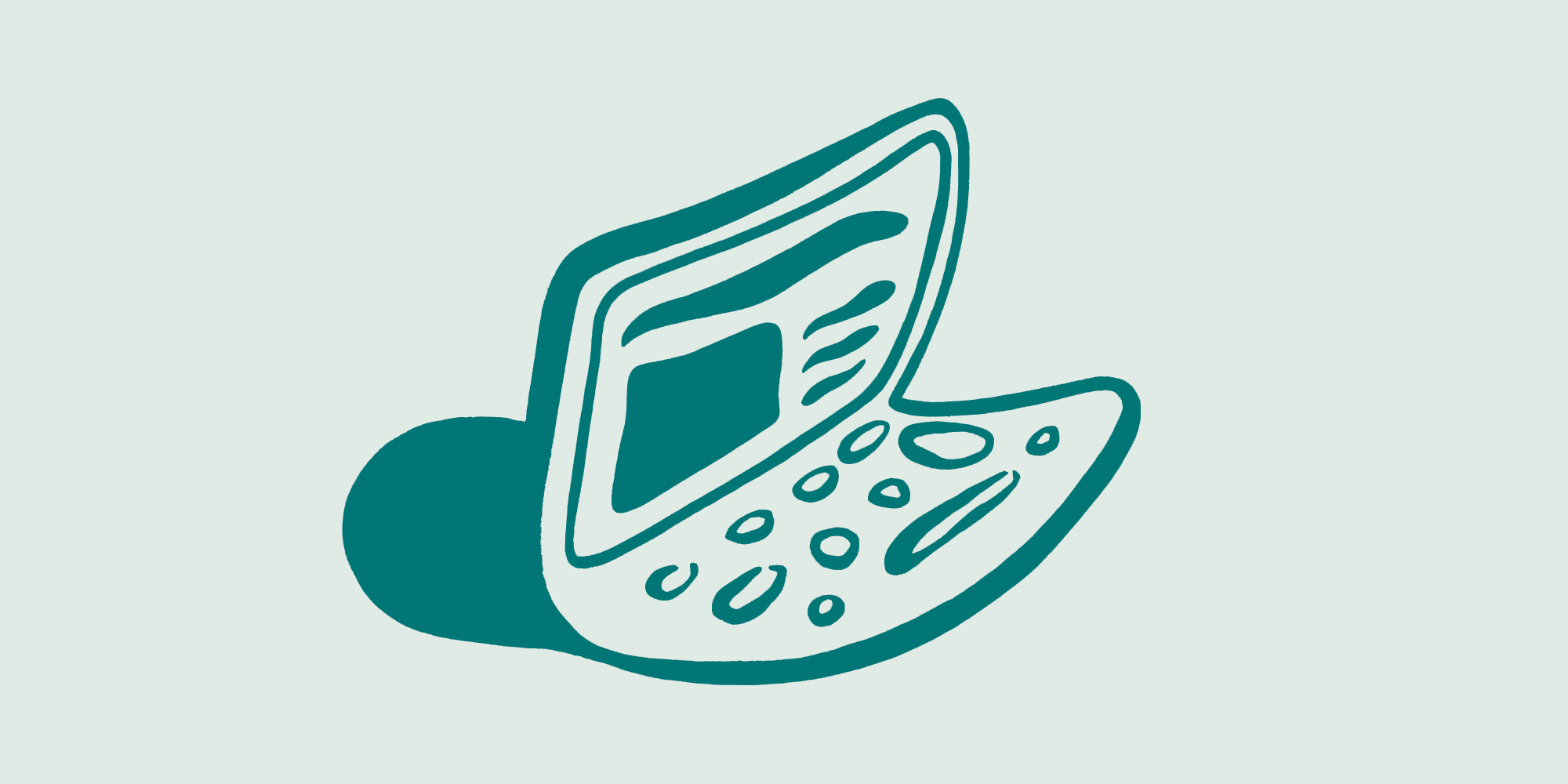 Illustrasjon av en laptop