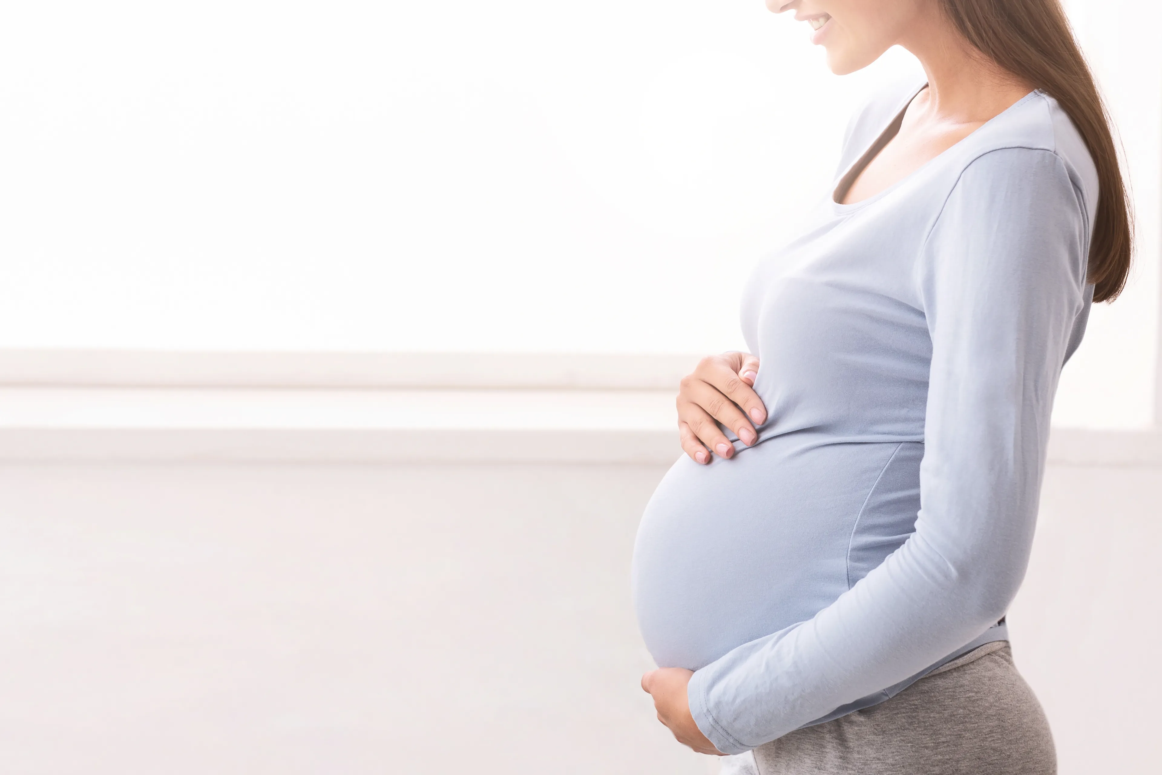 Foto av gravid kvinne