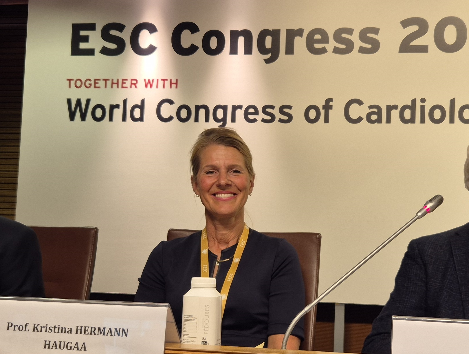 Kristina Haugaa under pressekonferansen