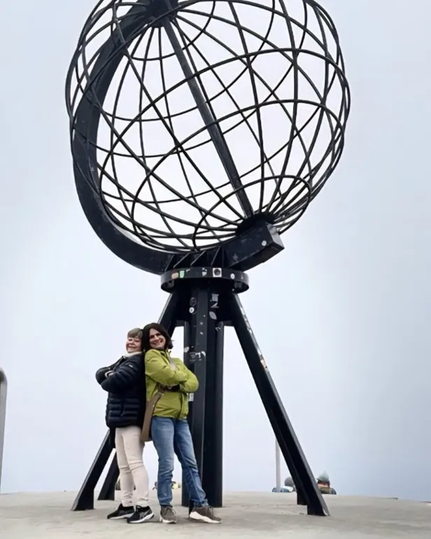 SSE-ansatte på Nordkapp