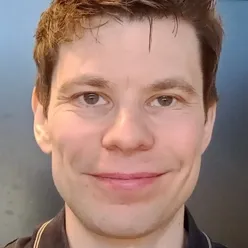 A person with a straight face