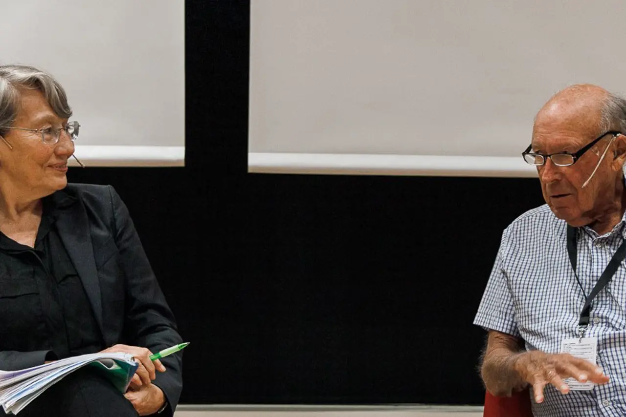 Emerita Inger-Johanne Sand, ved det juridiske fakultet og emeritus Arvid Heiberg pensjonert medisinsk genetiker fra OUS