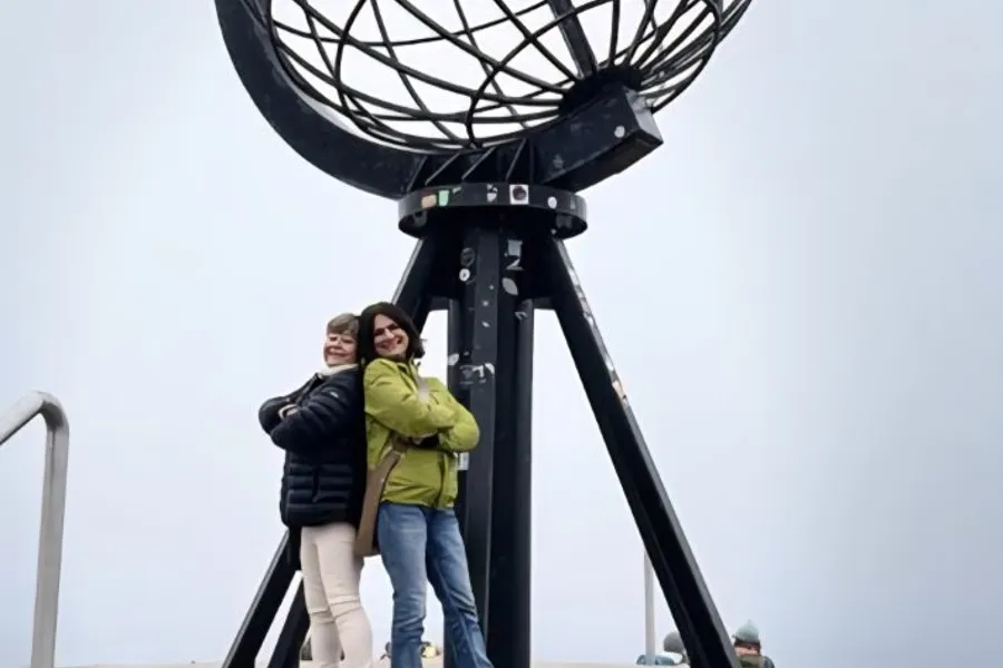 SSE-ansatte på Nordkapp