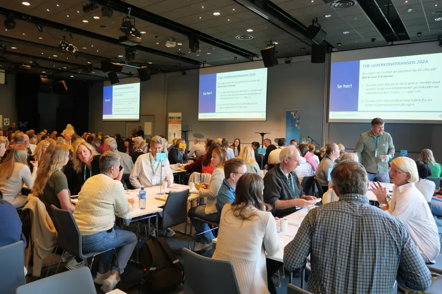Foto av deltakere på TSB-lederkonferansen