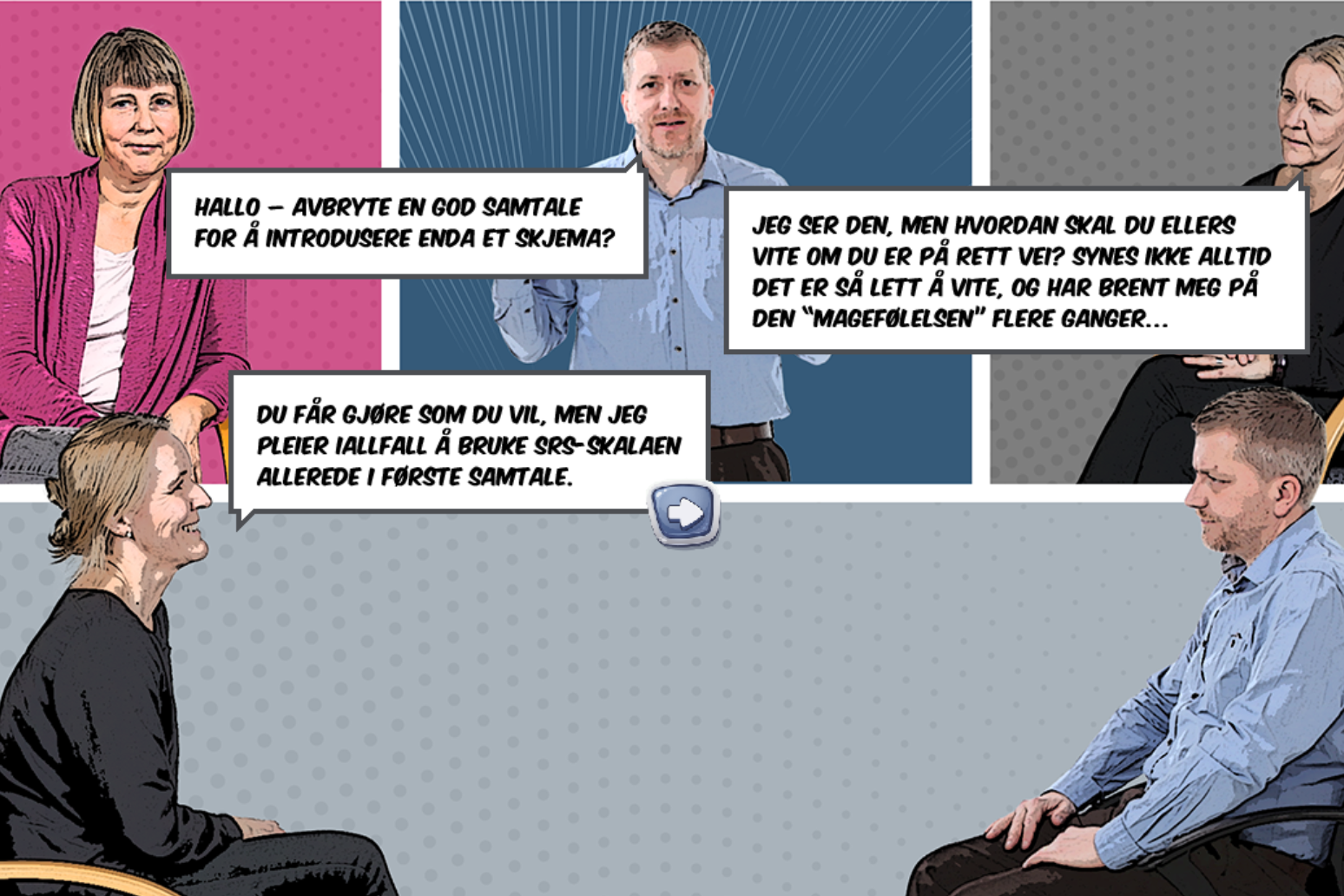 Illustrasjon av kursets del 2