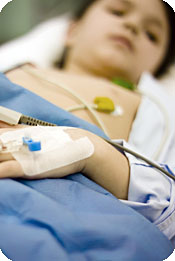 bildeserie av Lisa som også skal gjennom en operasjon