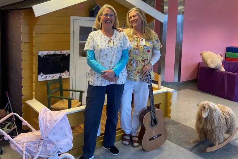 Bilde av Helena og Heidi
