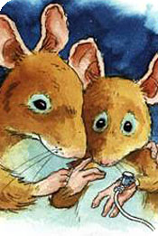 En gruppe katter iført klær