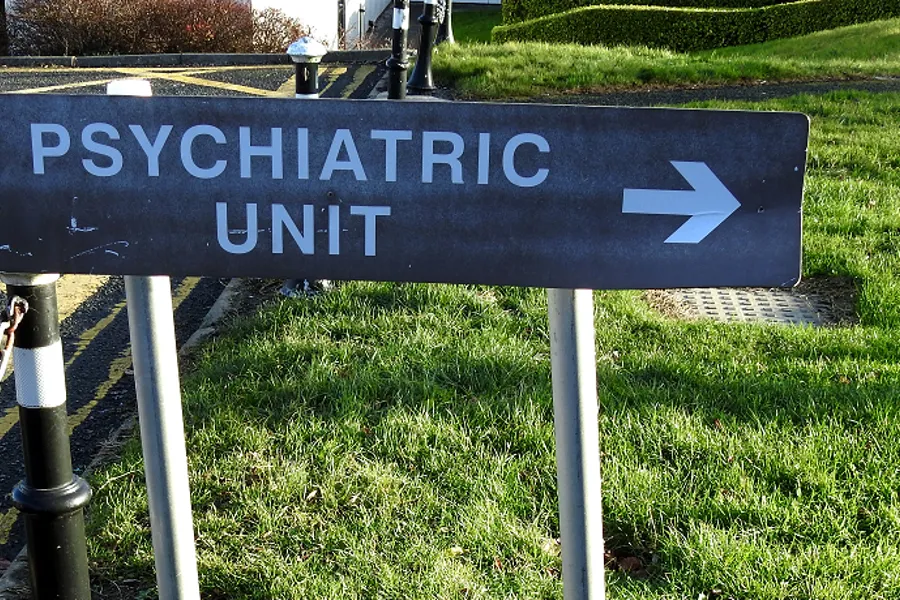 Skilt med psychiatric unit
