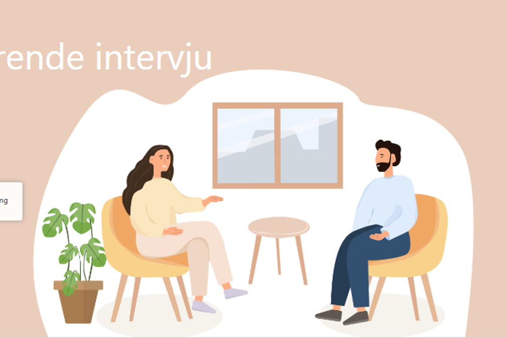 Skjermbilde fra kurs om motiverende intervju