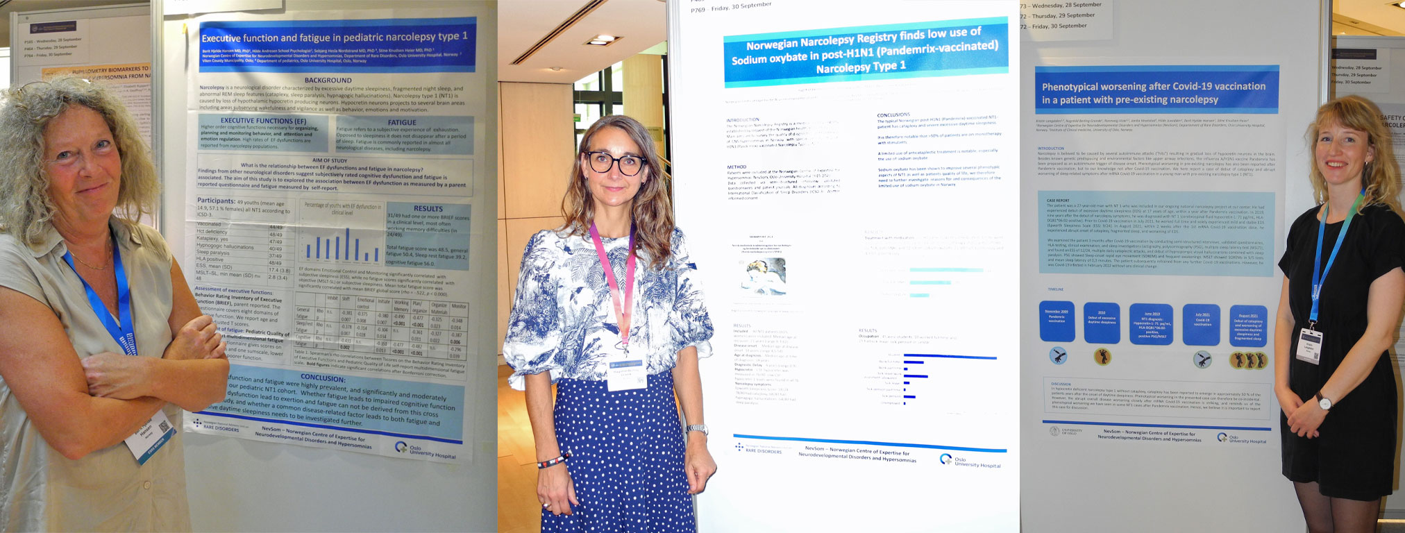 Fra venstre: Berit Hjelde Hansen, Kristin Langdalen og Ragnhild Berling Grande og Rannveig Viste (ikke på bildet) hadde alle pos