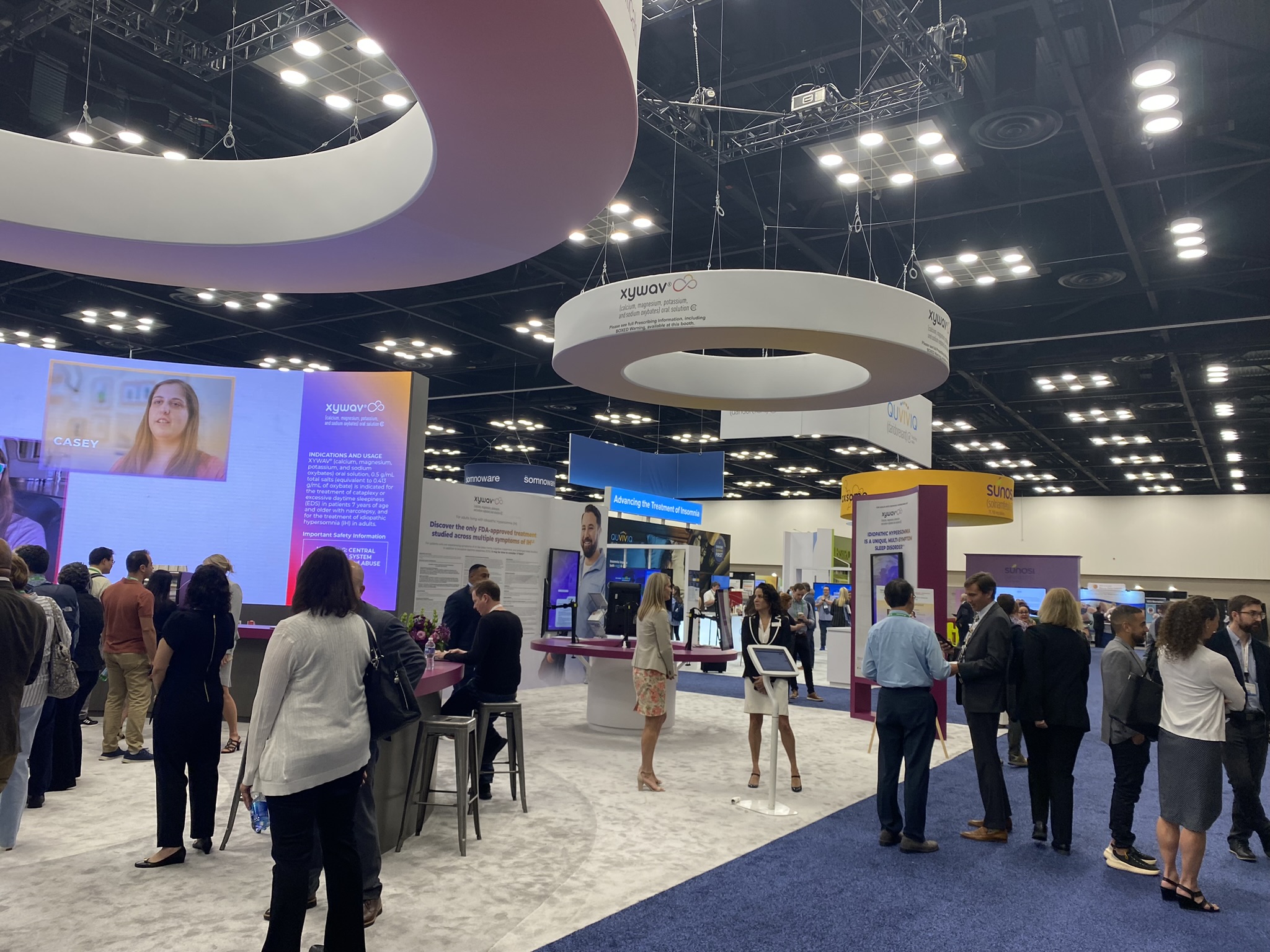 Fra messehallen på konferansen