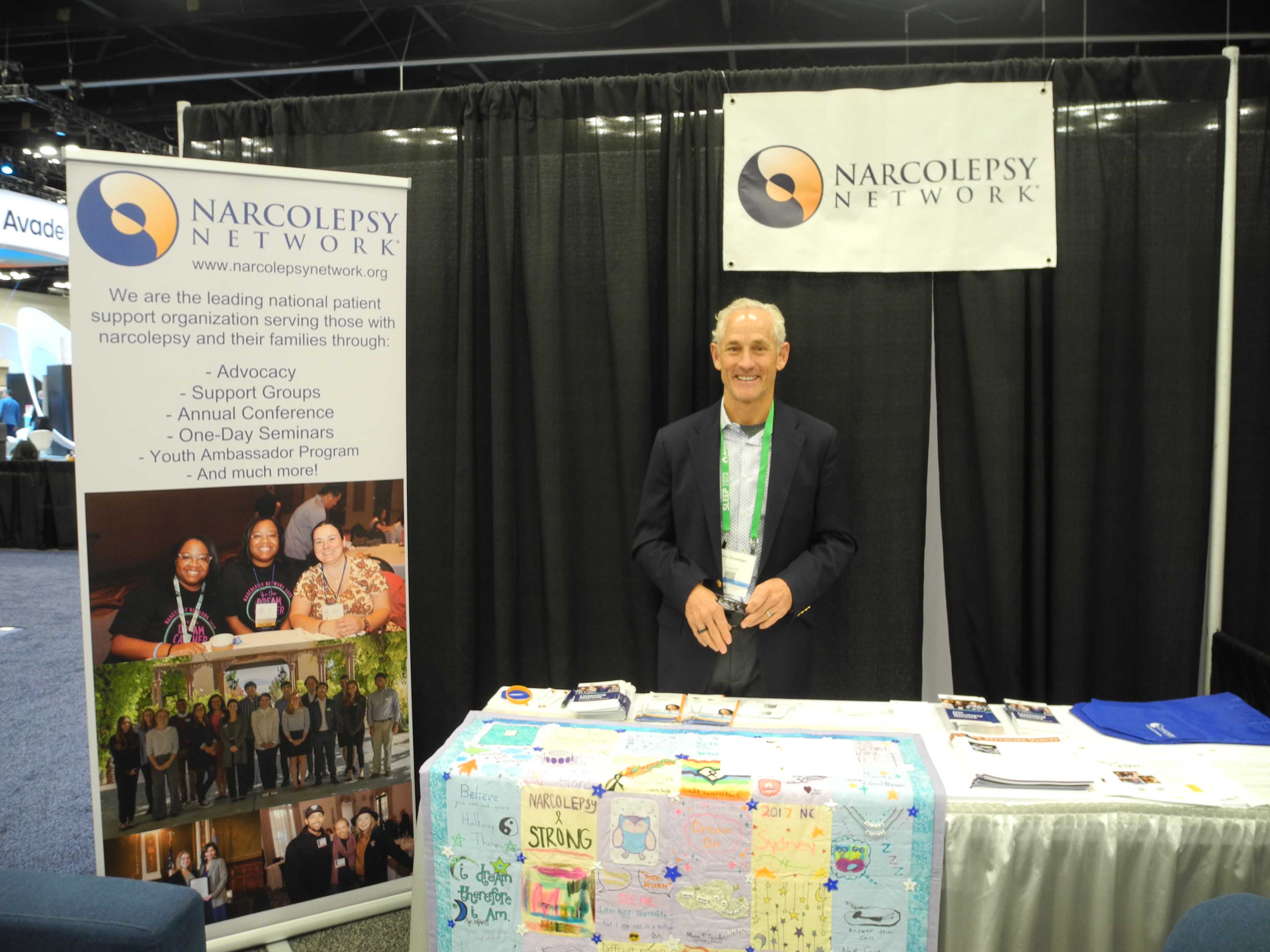 Narcolepsy Networks stand.
