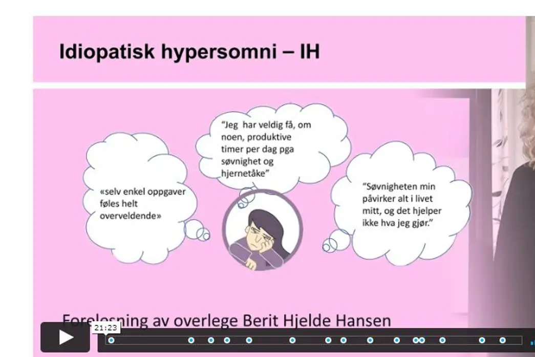 startbilde til filmen om idiopatisk hypersomni