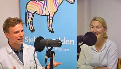 Jesper og Anne Ma i studio